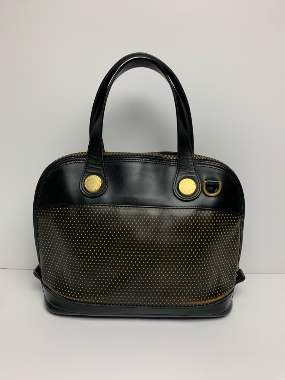 Vintage Dooney & Bourke Purse Leather Satchel Bag Crossbody USA Made [Flawed]